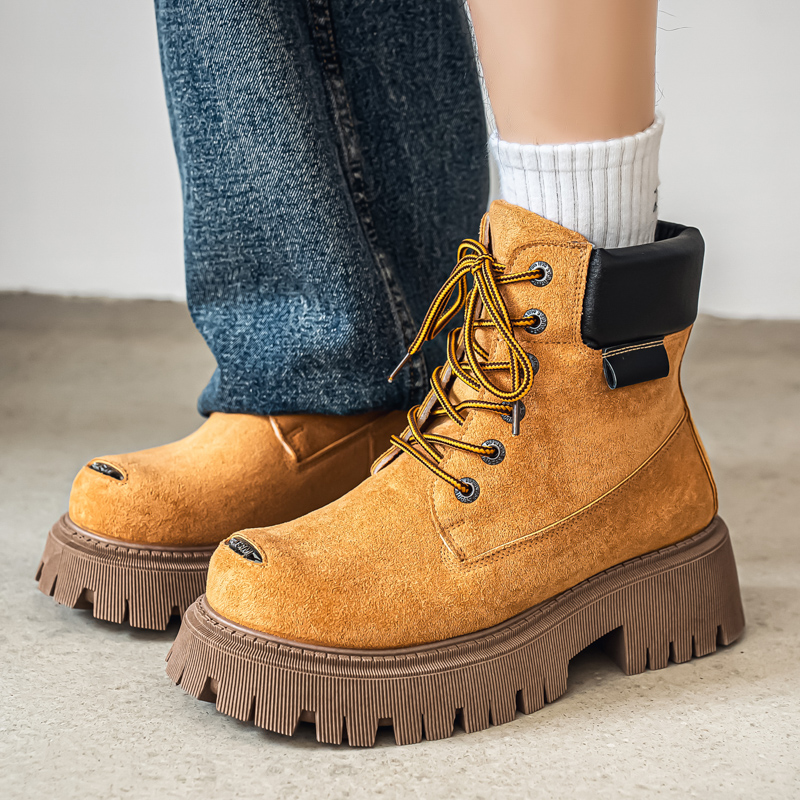 Leatherwork Boots - Botas Clássicas de Cano Alto em