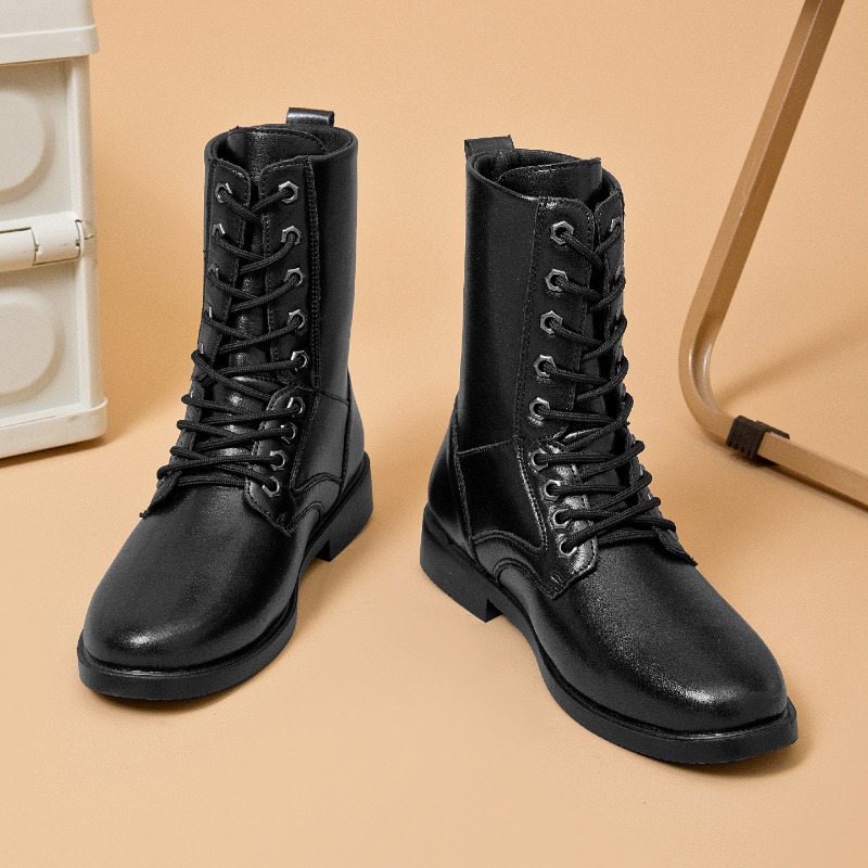 Leatherwork Boots - Botas de Couro de Cano Alto