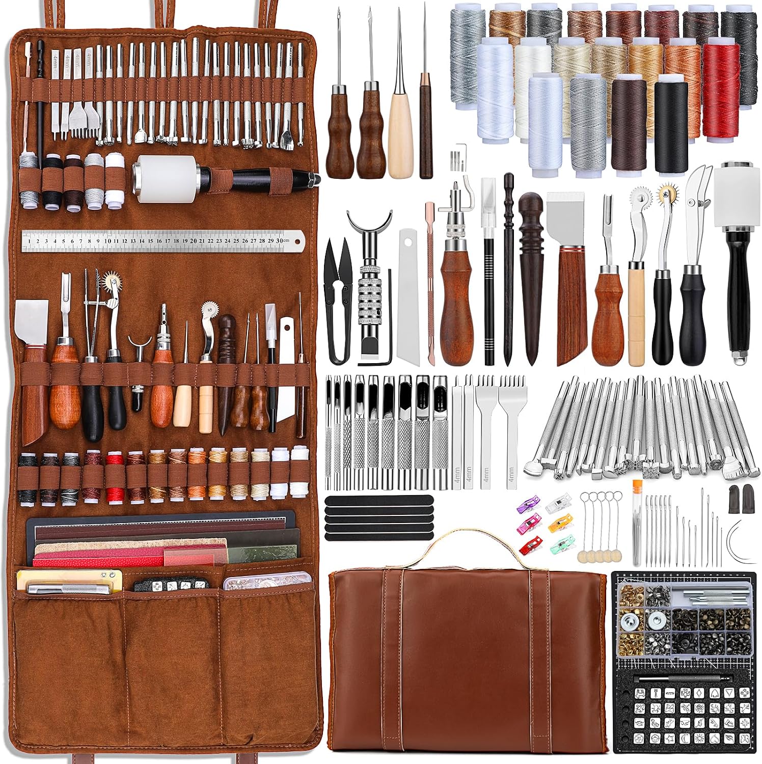 Leather Works - Kit de Ferramentas para Trabalhos em