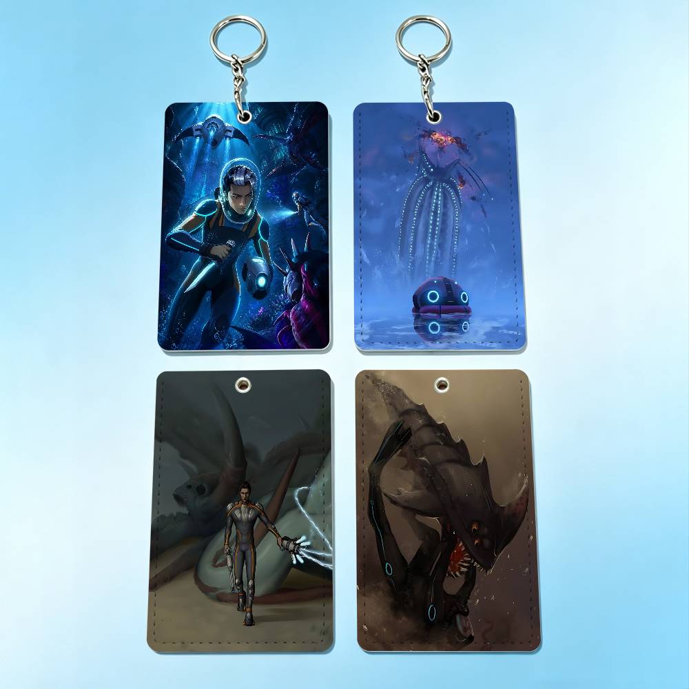 Leather Works - Hot Game S-Subnautica 2 Porta-crachá e