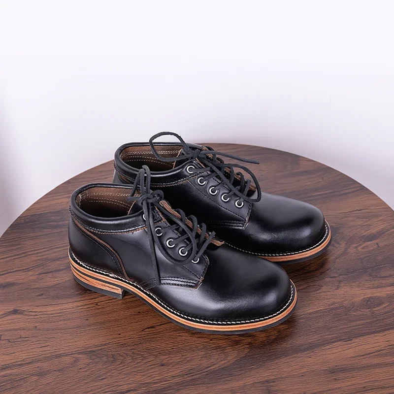 Youtube Leatherwork - Botas de trabalho Goodyear de couro