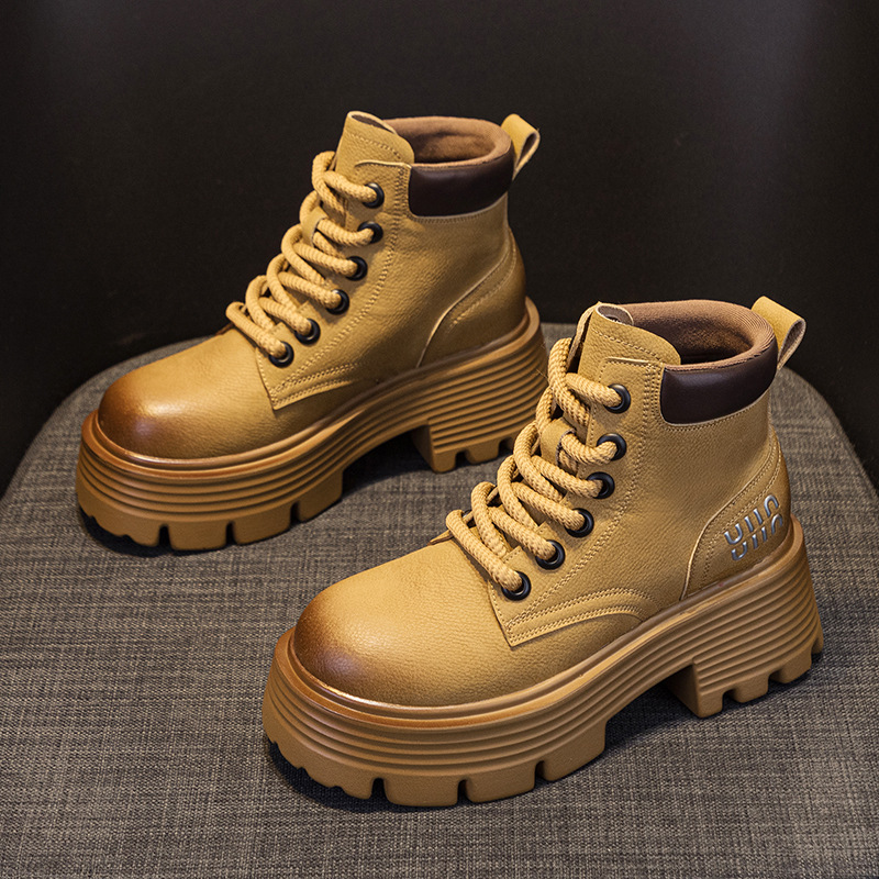 Youtube Leatherwork - Botas curtas para mulheres 2025 novas
