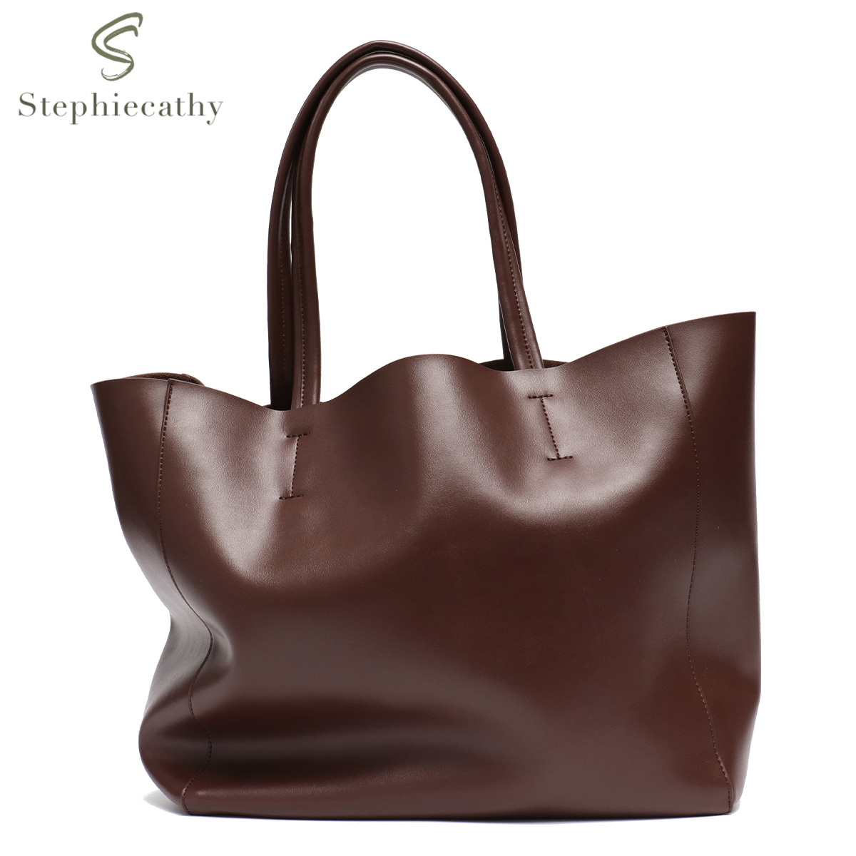 Leatherwork Workshop - Grande capacidade bolsa para mulheres moda