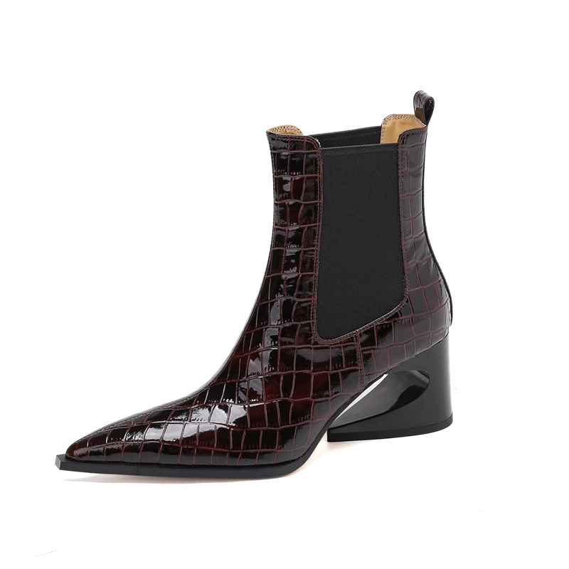 Botas Curtas Chelsea Femininas - Leatherwork Drawing avaliação e preço