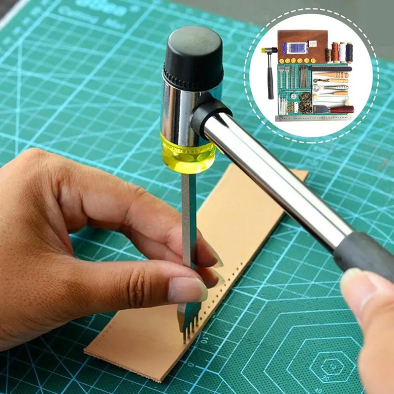 Conjunto de ferramentas de cou - Leatherwork Manual avaliação e preço