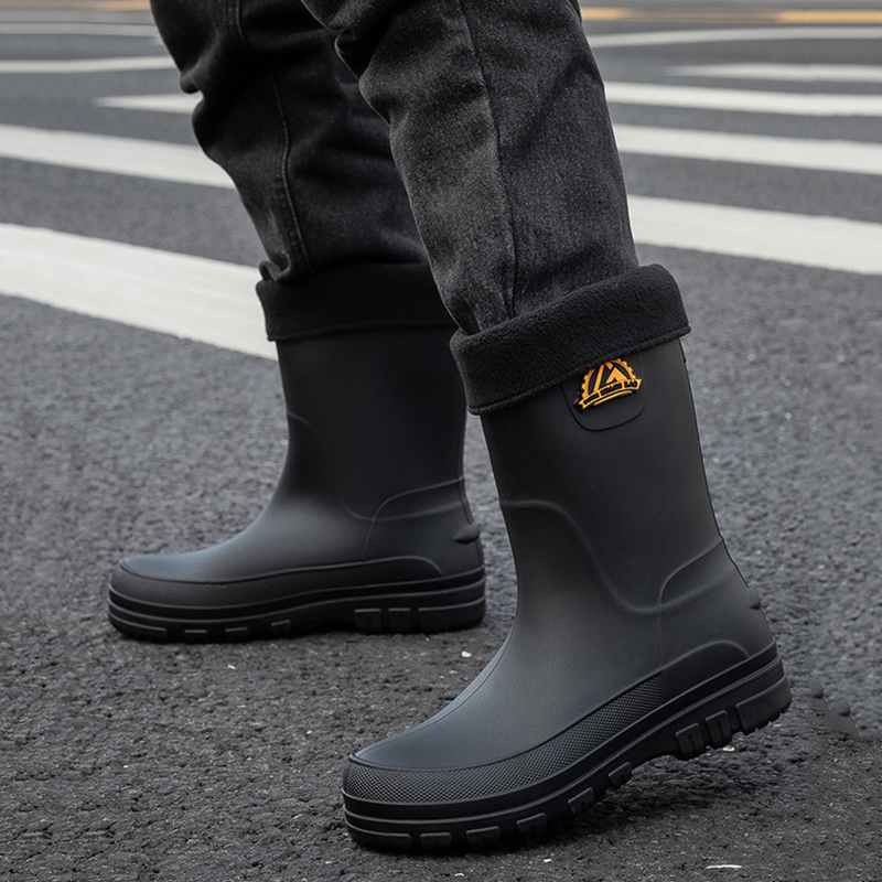 Botas de chuva de plataforma i - Youtube Leatherwork avaliação e preço