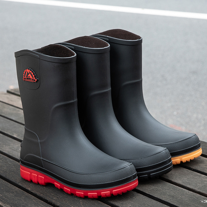 Botas de chuva de plataforma i - Youtube Leatherwork avaliação e preço