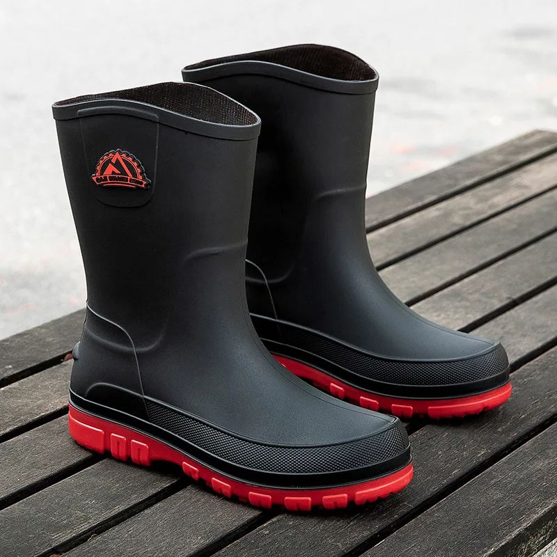 Botas de chuva de plataforma i - Youtube Leatherwork avaliação e preço