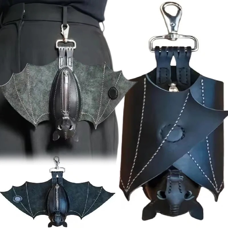 Bolsa de Moedas de Morcego em  - Leatherwork Workshop avaliação e preço