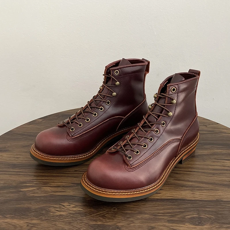 Botas de tornozelo masculinas  - Leatherwork Boots avaliação e preço