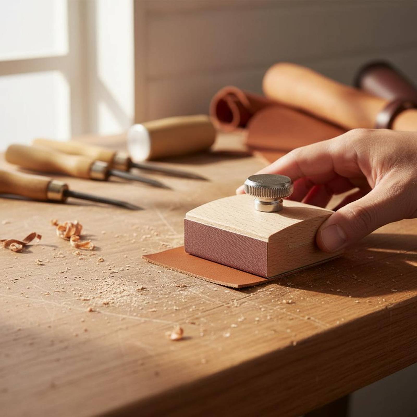 Bloco de Lixamento de Couro co - Leatherworker Block avaliação e preço