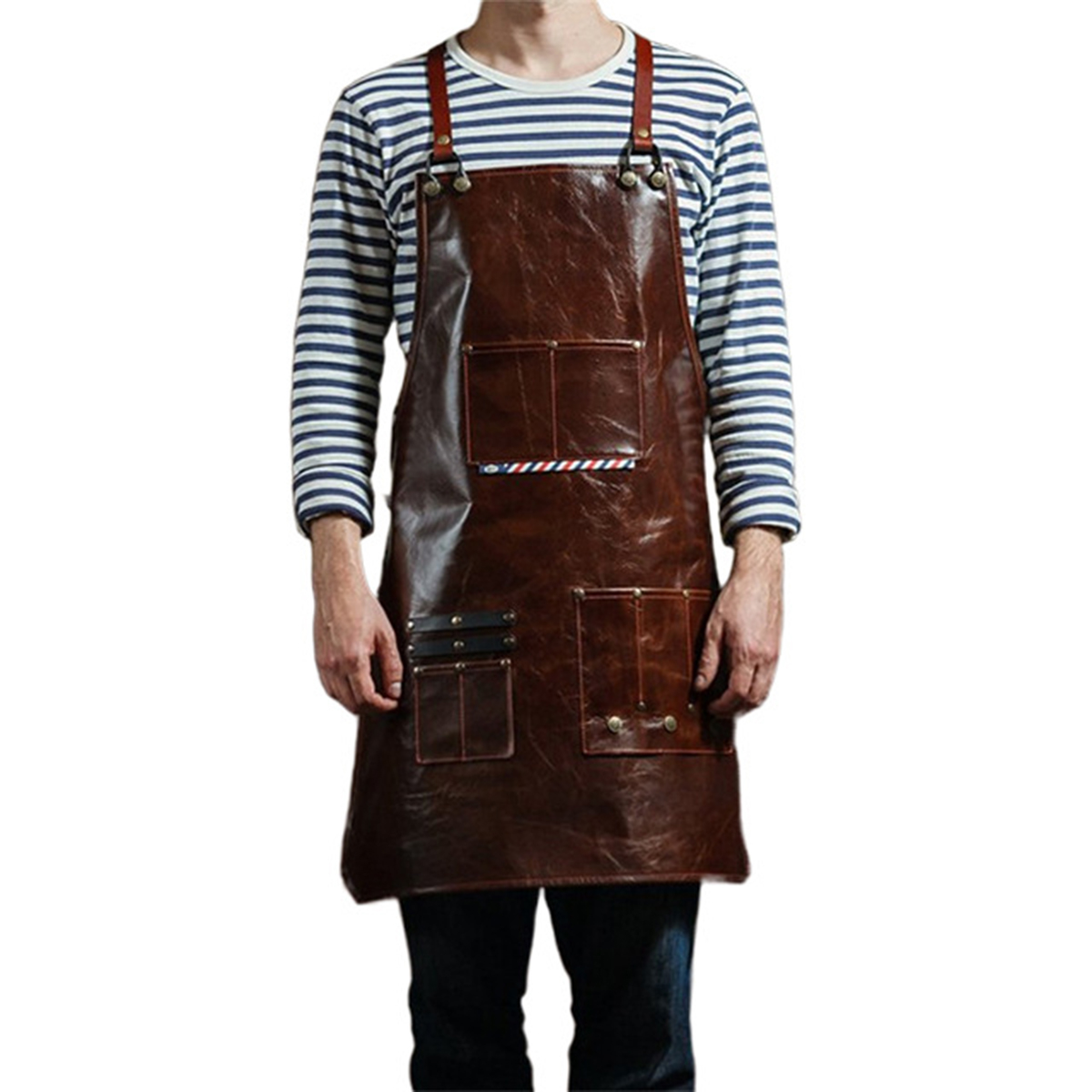 Avental de trabalho de couro m - Leatherwork Workshop avaliação e preço