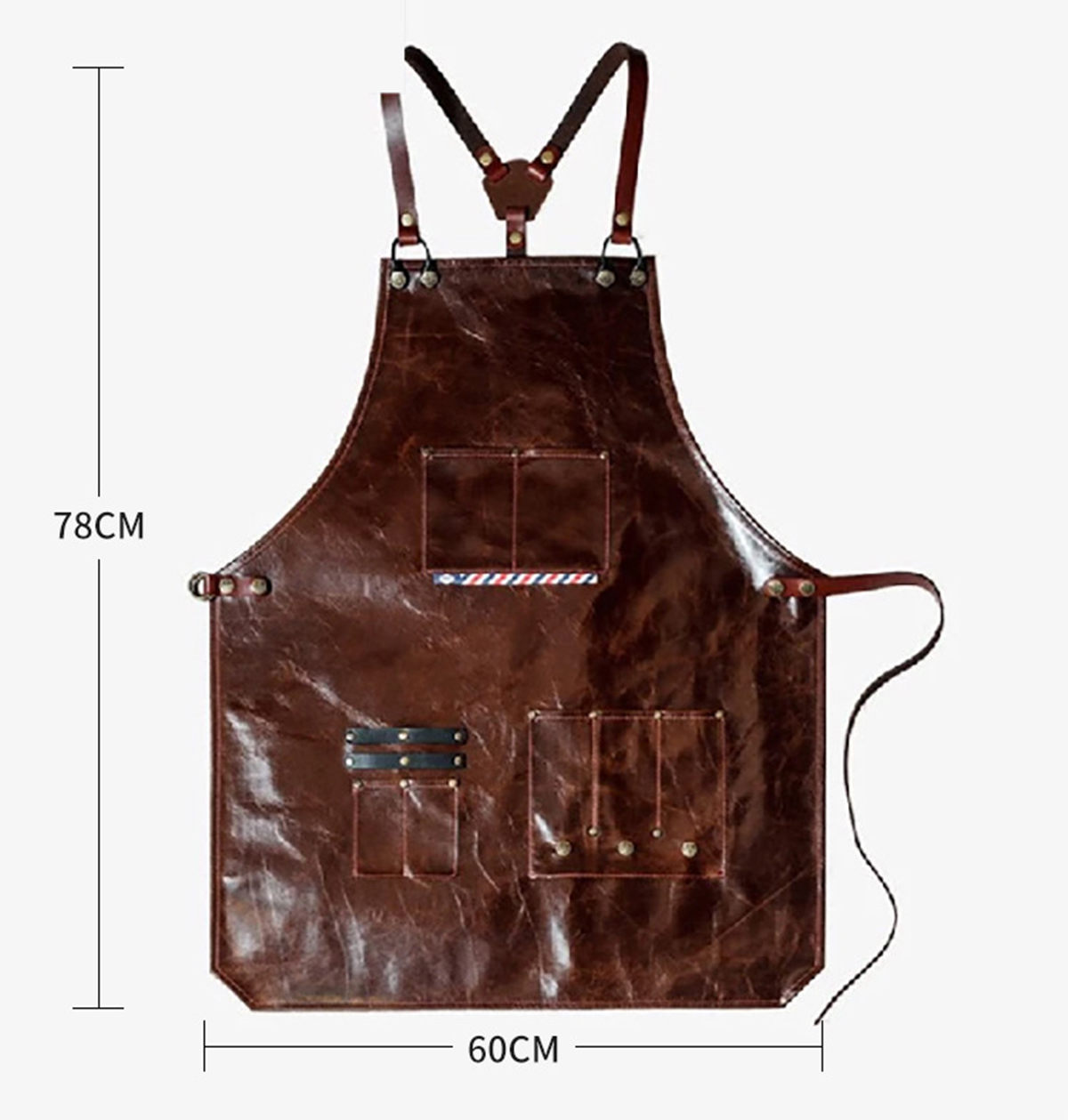 Avental de trabalho de couro m - Leatherwork Workshop avaliação e preço