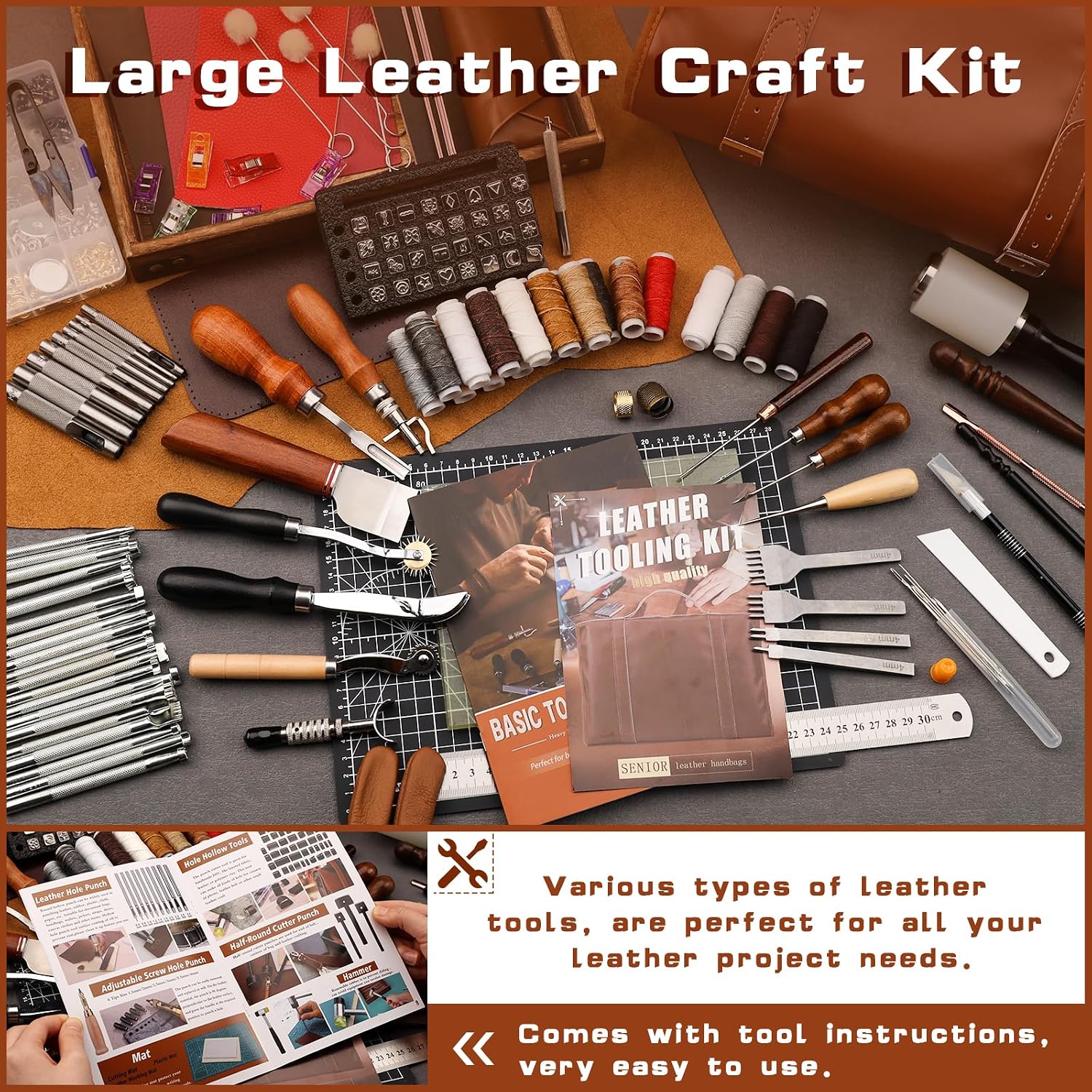 Kit de Ferramentas para Trabal - Leather Works avaliação e preço