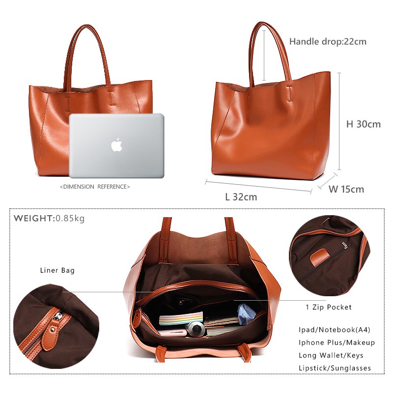 Bolsa tote grande minimalista  - Leatherwork Workshop avaliação e preço