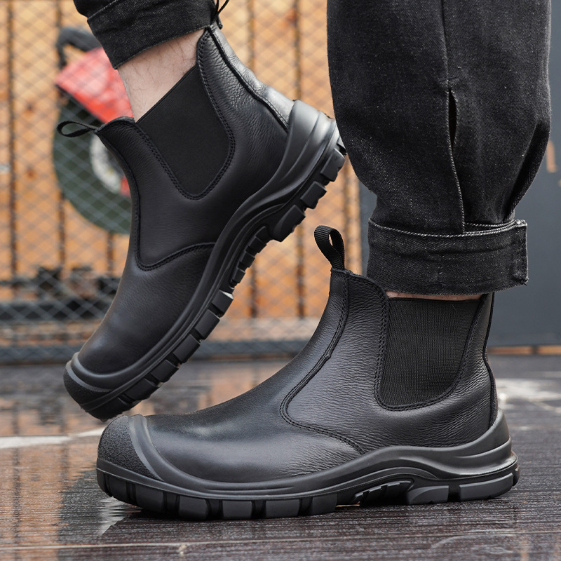Tamanho grande moda masculina  - Leatherwork Boots avaliação e preço