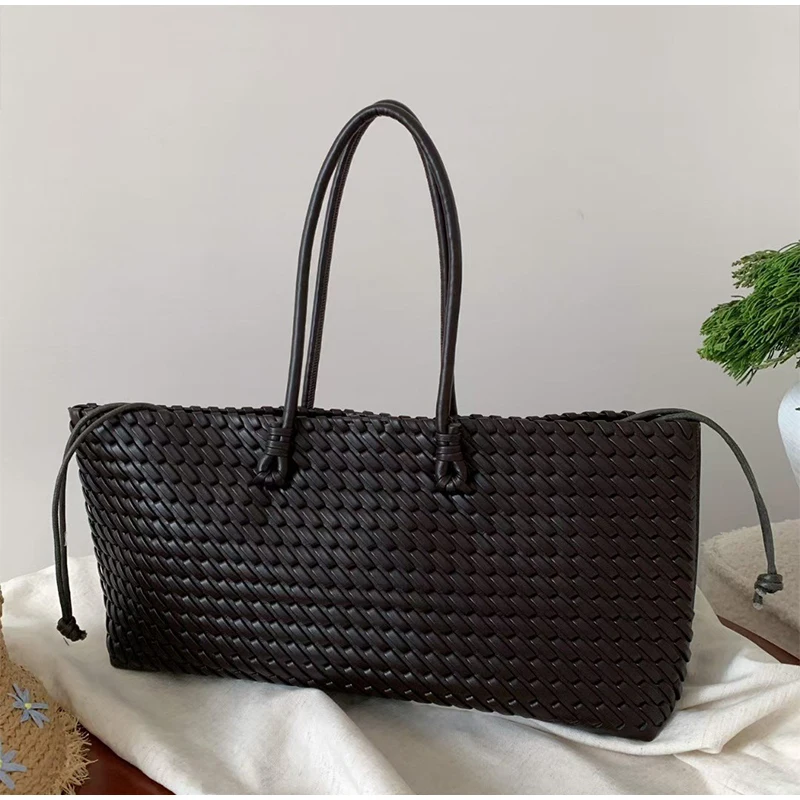Bolsa Tote de Luxo em PU Tranç - Leatherwork Workshop avaliação e preço