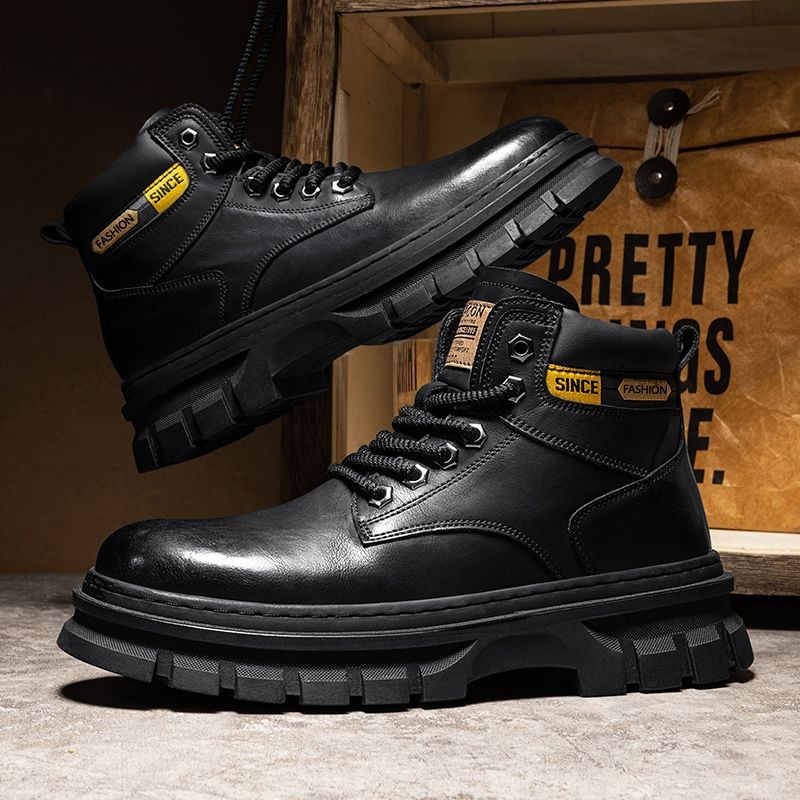 Botas de tornozelo de platafor - Leatherwork Boots avaliação e preço