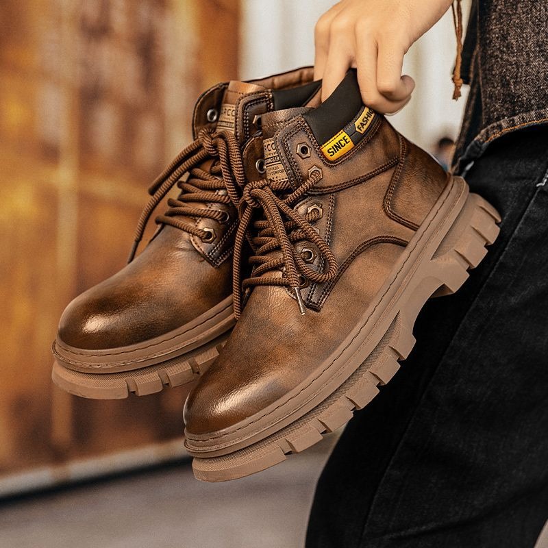 Botas de tornozelo de platafor - Leatherwork Boots avaliação e preço