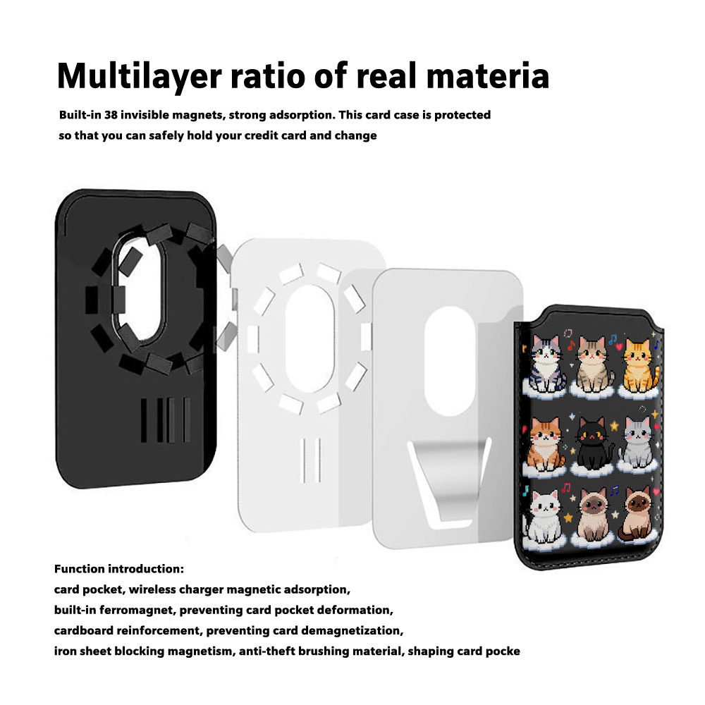 Porta-cartões magnético com pa - Leatherwork Drawing avaliação e preço