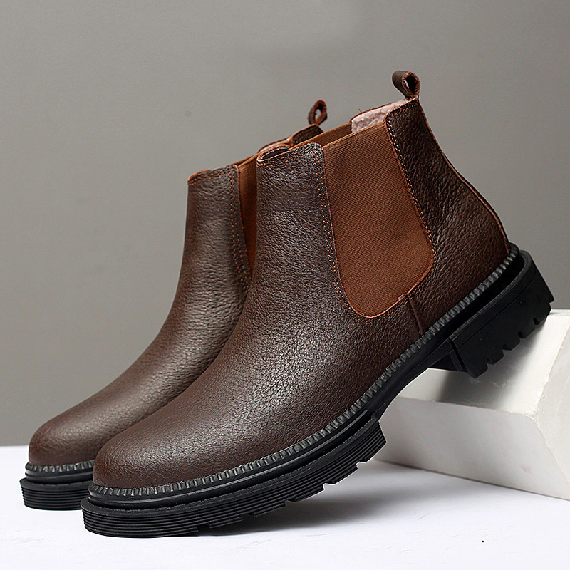 Botas Masculinas de Inverno Qu - Youtube Leatherwork avaliação e preço