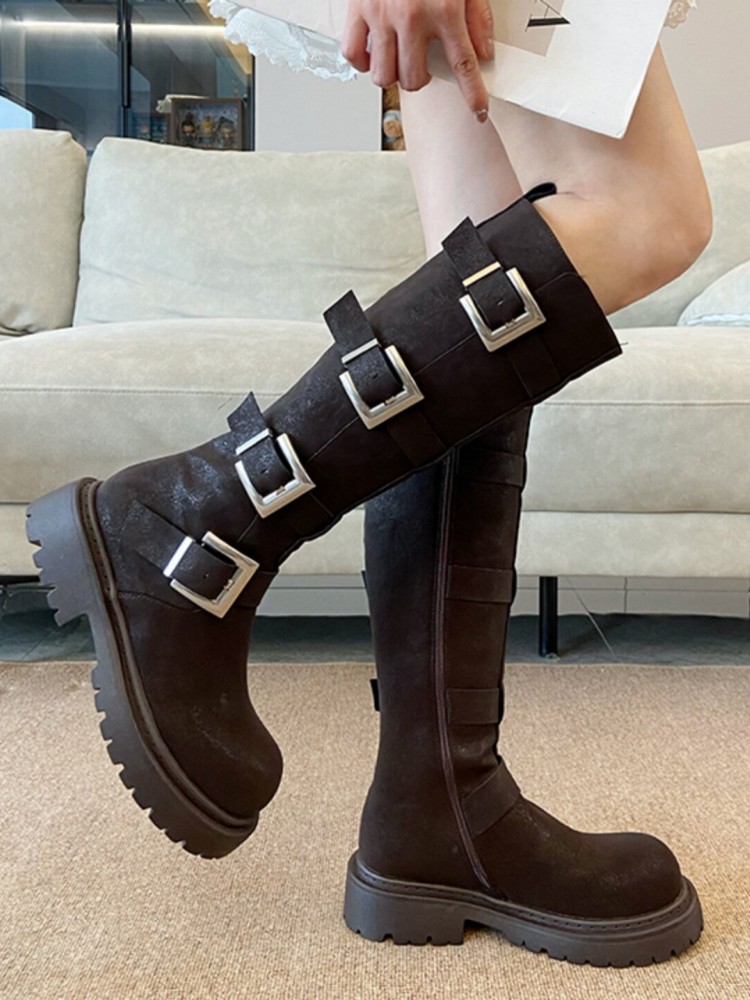 Botas Femininas de Cano Alto c - Leatherwork Boots avaliação e preço