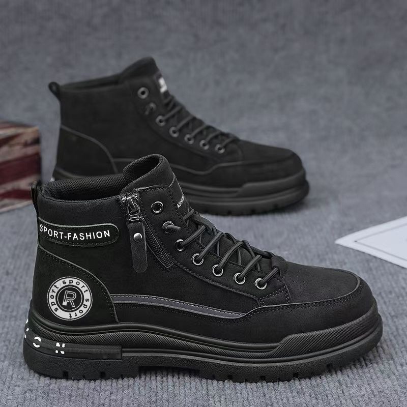 Homens retro botas de trabalho - Leatherwork Boots avaliação e preço