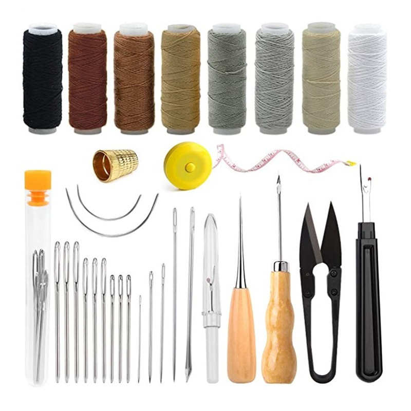 Kit de Costura em Couro, Conju - Leatherwork Hand Sewing Needles avaliação e preço