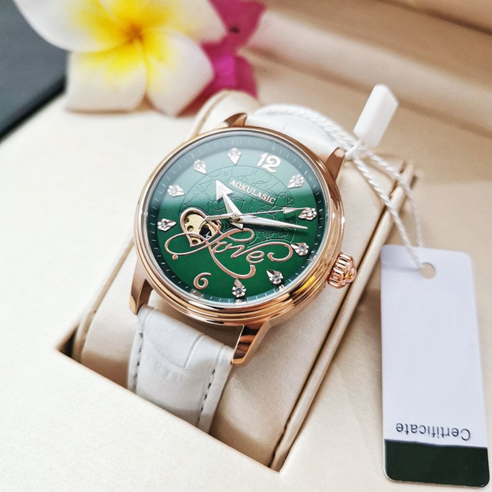 Relógio Mecânico Feminino de L - Leatherworking Items avaliação e preço