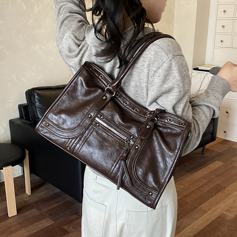 Bolsa de Ombro Retro para Mulh - Leatherwork Workshop avaliação e preço